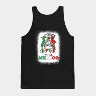 Mexico Independence Day Viva Mexico Pride Women Mexican Flag Tank Top